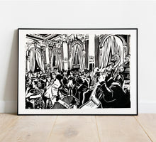 Load image into Gallery viewer, Roma Balboa Weekend 2022 / Linocut Print/ Hand made/Limited Edition
